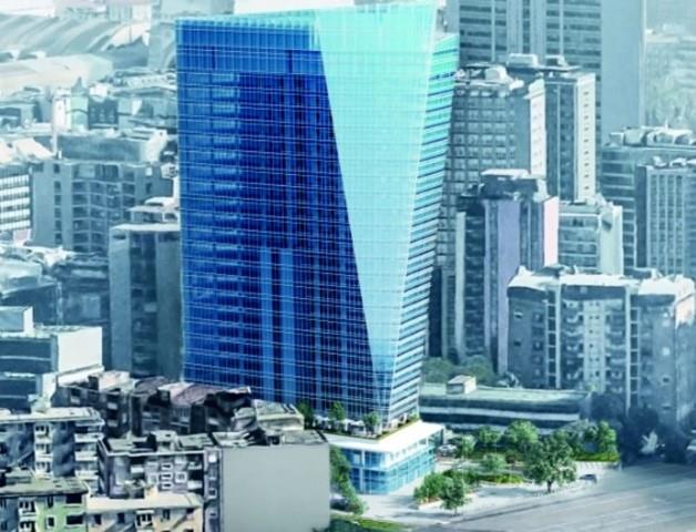 Skyline Milano, il grattacielo in costruzione Gioia 22, centro Direzionale Gioia 22, progetto grattacielo Skyline di Milano