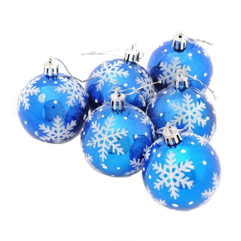 Set di palline azzurre Palline azzurre per decorare l'albero di Natale