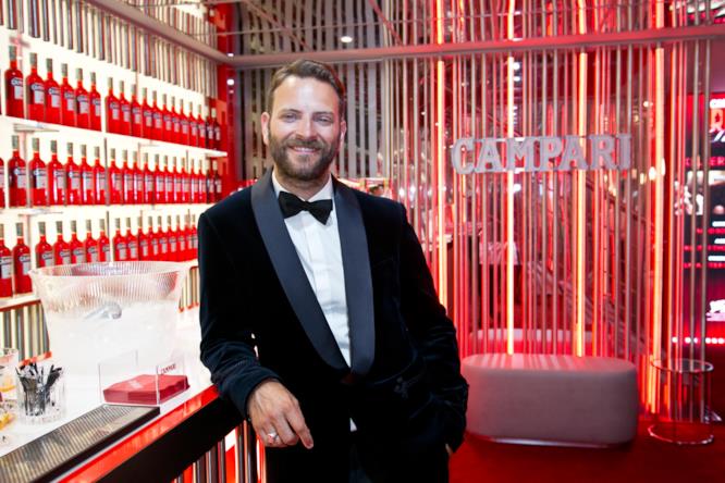 Venezia 75 - Alessandro Borghi al Campari Lounge Alessandro al Campari Lounge di Venezia 75