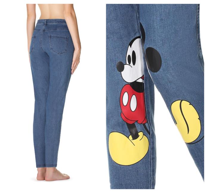 Jeggings con stampa di Topolino Jeggings con stampa di Topolino per l'autunno 2018