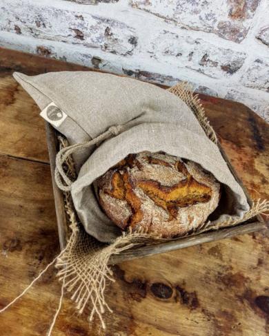 Sacchetto in lino per il pane
