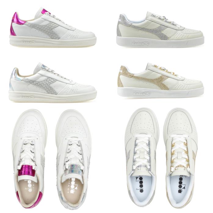Diadora Heritage B.ELITE W ITA PREMIUM e B.ELITE L WN La collezione da donna delle scape Diadora Heritage B.ELITE W ITA PREMIUM e B.ELITE L WN