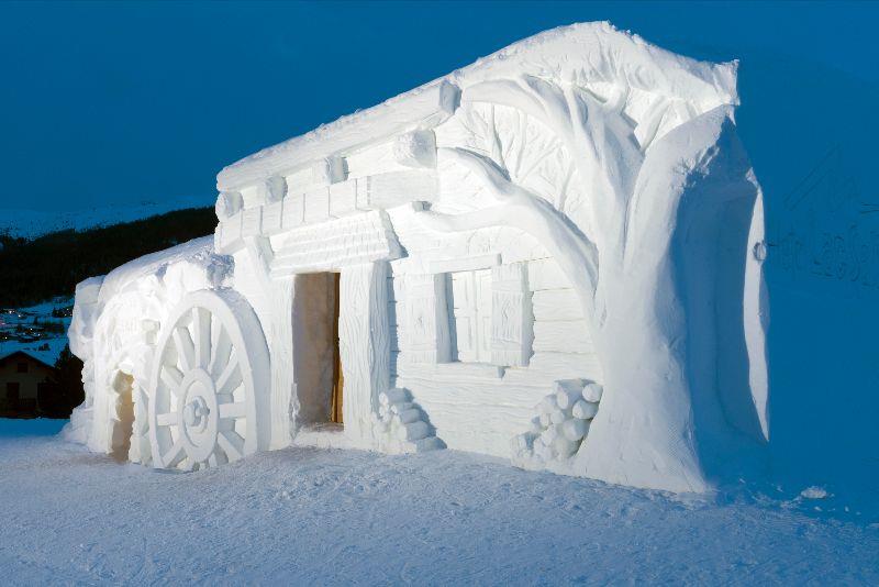 Lo chalet di neve di Livigno San Valentino a Livigno in uno chalet di neve