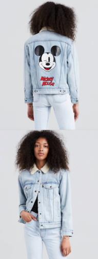 Levi’s® X Mickey Mouse Ex-Bf Sherpa Trucker Jackets