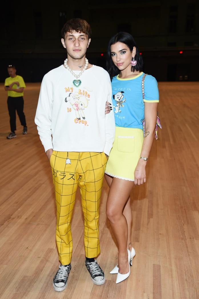 Anwar Hadid e Dua Lipa Anwar Hadid e Dua Lipa alla sfilata di Marc Jacobs
