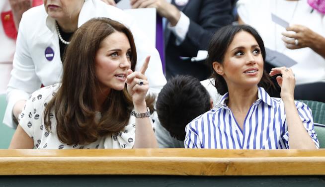 Meghan Markle e Kate Middleton in appartamenti vicini Meghan Markle e Kate Middleton a Wimbledon