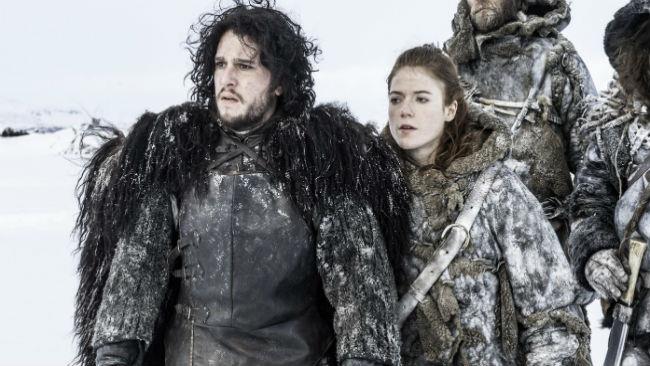Scena tratta dalla serie Game of Thrones Una scena dalla serie The Game of Thrones - Il Trono di Spade