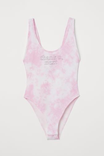 Body in jersey con stampa