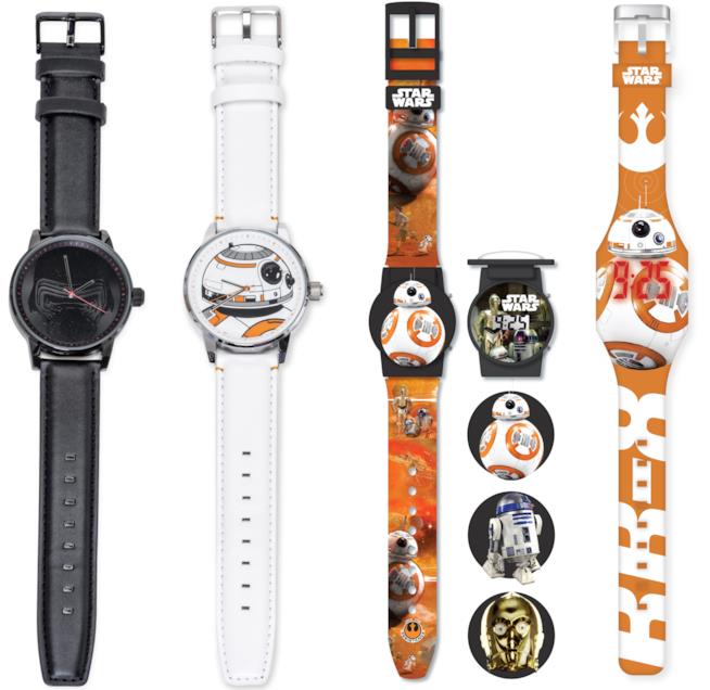 orologi Joy Toy per Star Wars 4 orologi da polso Joy Toy ispirati a Star Wars