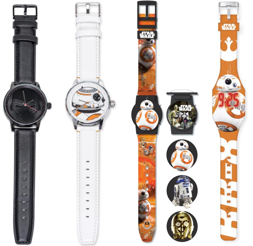 orologi Joy Toy per Star Wars 4 orologi da polso Joy Toy ispirati a Star Wars