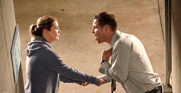 Trama semiseria dell'episodio 1 di Grey's Anatomy 13 Meredith e Alex in Grey's Anatomy 13