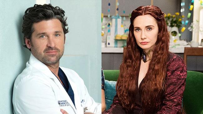 Melisandre resuscita Derek Shepherd Derek Shepherd e Melisandre