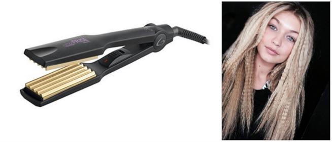 Piastra Frisé Piastra Frisé in un collage con Gigi Hadid