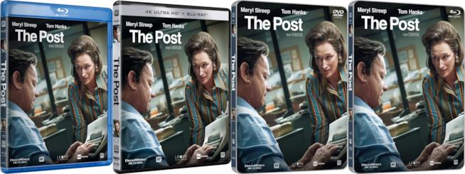 Le edizioni home video di The Post Le versioni home video di The Post