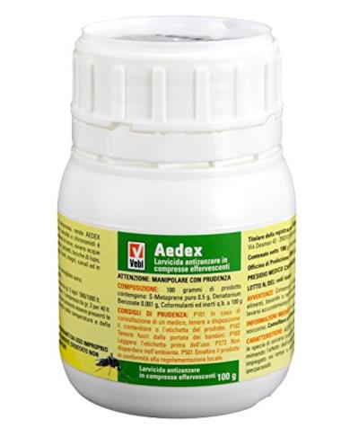 Larvicida e antizanzare Aedex