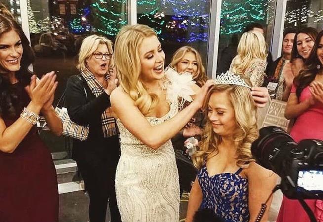 Chi è Mikayla Holmgren, la prima Miss con la sindrome di Down Mikayla Holmgren quando ha partecipato a Miss Minnesota