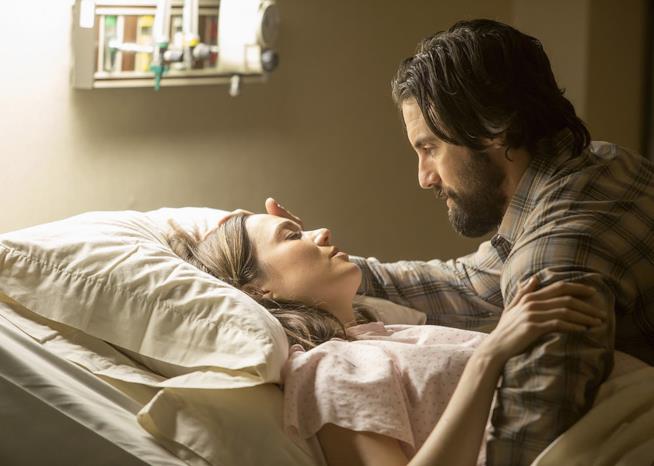 Milo Ventimiglia parla della sua prima scena di This is Us Milo Ventimiglia e Mandy Moore in This is Us