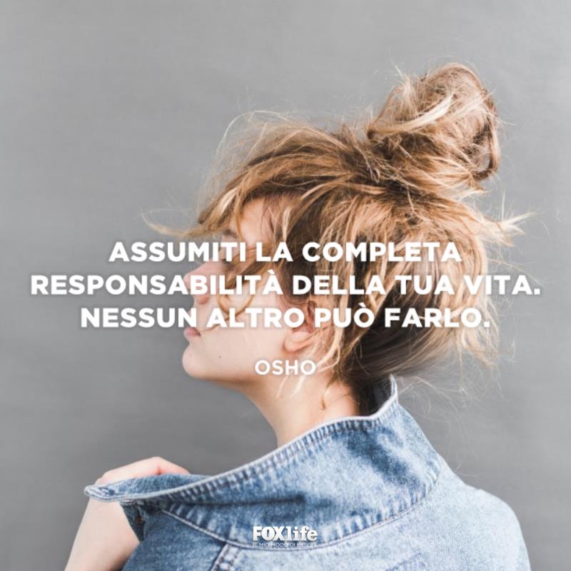 Frase sulla responsabilità Profilo di una ragazza