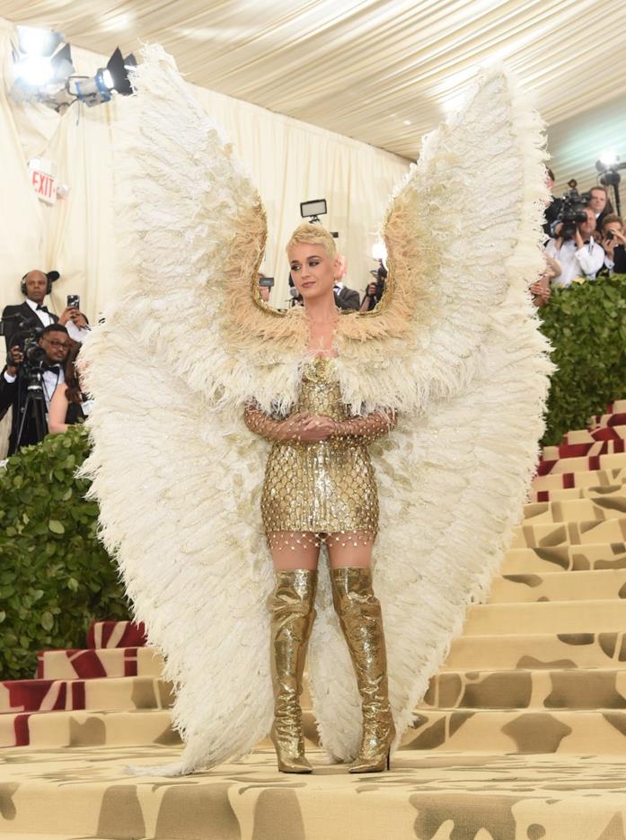 Katy Perry MET Gala 2018 Katy Perry angelo al MET Gala 2018