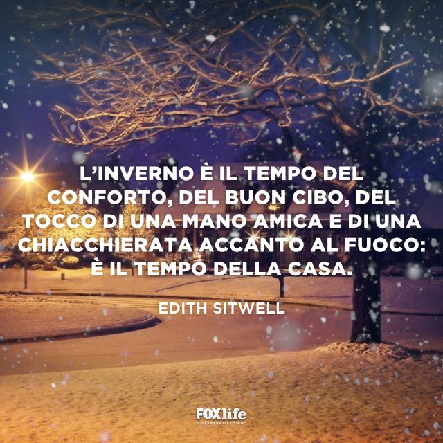 Citazione sull'inverno Paesaggio innevato