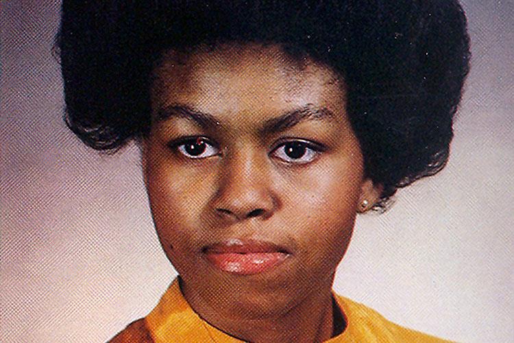 Michelle Obama da ragazza Michelle Obama quando era giovane