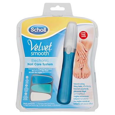 Scholl Velvet Smooth Kit Elettronico per la Cura delle Unghie