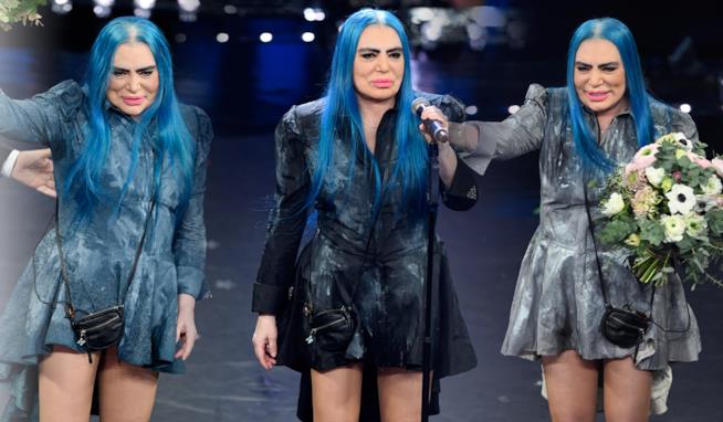 La borsa di Loredana Bertè Loredana Bertè a Sanremo 2019