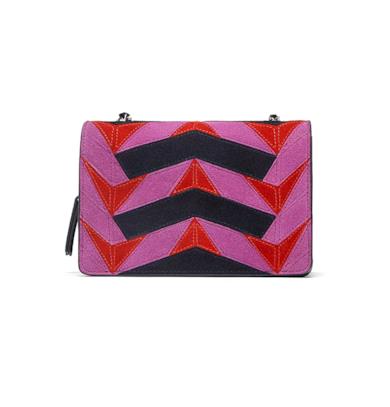 Tracolla fucsia e rosso