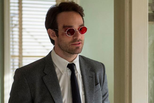 Charlie Cox in Daredevil Una scena di Daredevil CON Charlie Cox