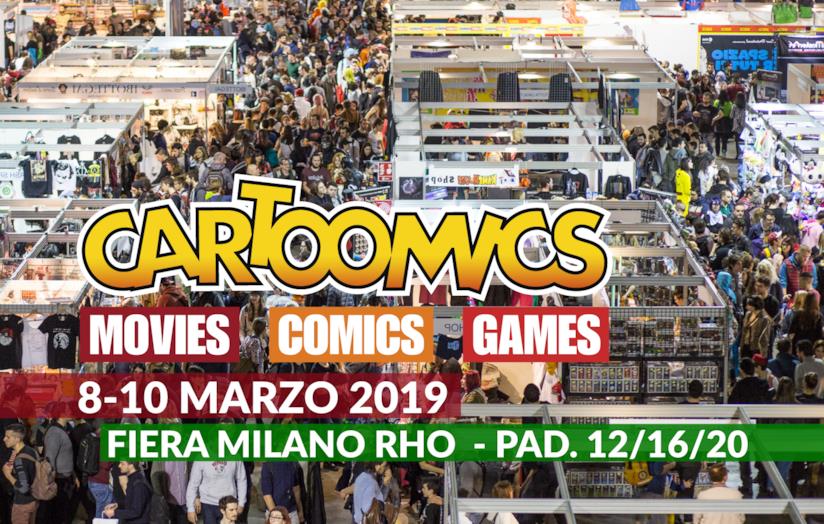 Cartoomics: a Milano torna la fiera dedicata alla cultura pop Locandina Cartoomics