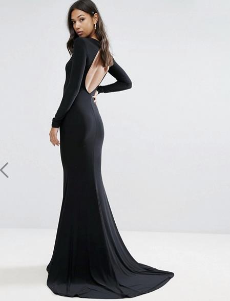 Abito nero Vestito lungo nero Asos