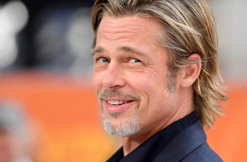 Brad Pitt su un red carpet L'attore Brad Pitt su un red carpet