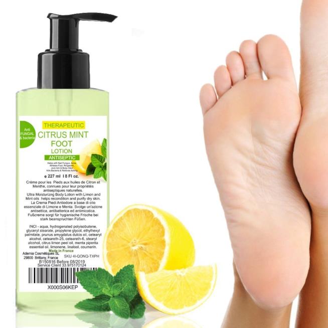 Citrus mint foot Crema idratante e antifungina