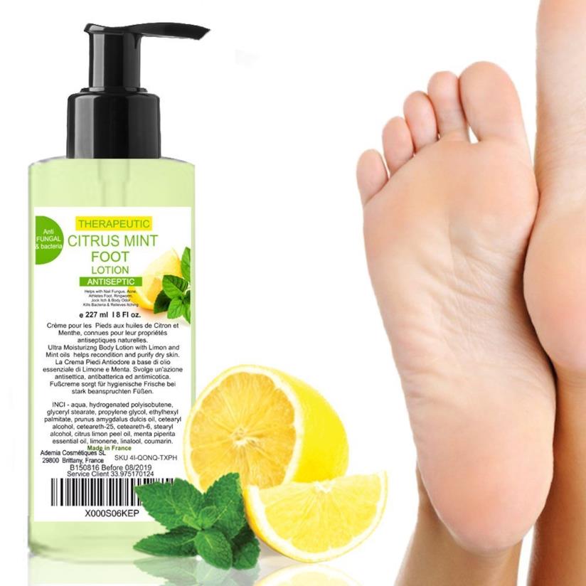 Citrus mint foot Crema idratante e antifungina