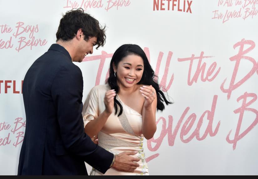 Noah Centineo e Lana Condor alla priima di Tutte le volte che ho scritto ti amo Noah Centineo e Lana Condor
