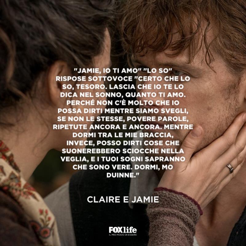 Frase Claire e Jamie Primo piano Jamie e Claire