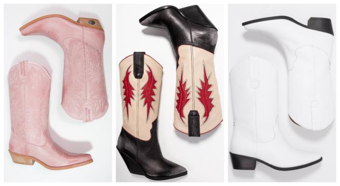 Stivali in stile texando di moda per l'autunno 2018 Camperos di tendenza per l'autunno 2018