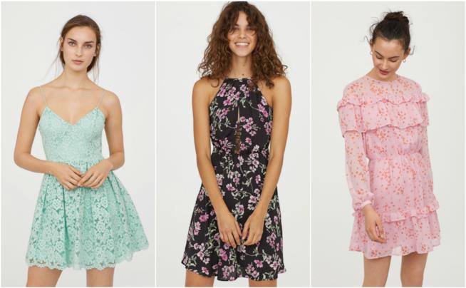Il nuovo catalogo di H&M Primavera Estate 2018 Abiti in pizzo e a fiori per il catalogo di H&M