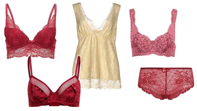 Lingerie di Natale, tutte le proposte L'intimo di Natale romantico