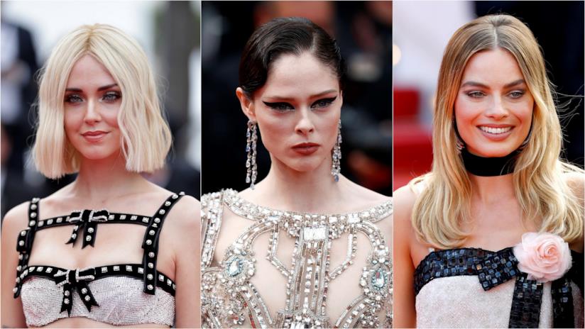 I beauty look migliori dell'ottavo giorno di Cannes 2019 Chiara Ferragni, Coco Rocha, Margot Robbie