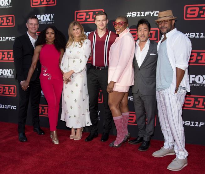 Il cast di 911 all'evento FYC 911: un'immagine del cast all'evento FYC