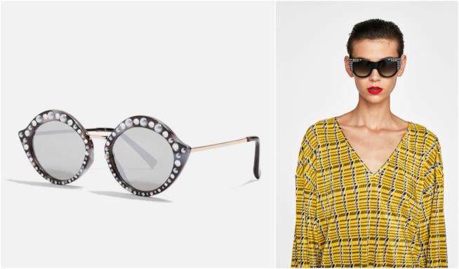 A occhio di gatto e con brillanti, gli occhiali da sole di tendenza P/E 2018 Occhiali da sole in stile vintage per l'estate 2018