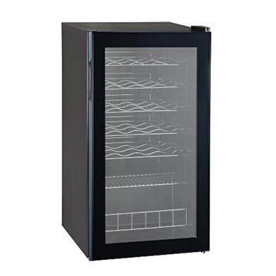 Freestanding Compressor wine cooler Black