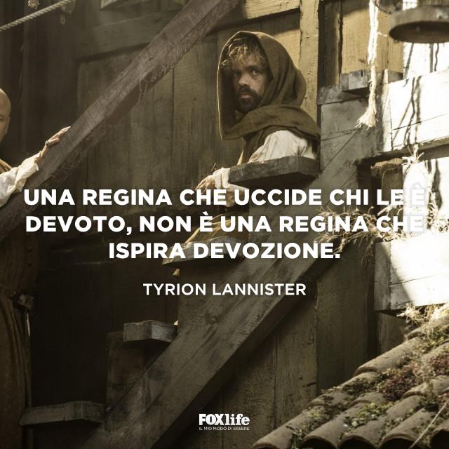 Citazione Tyrion Tyrion Lannister incappucciato