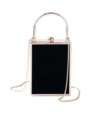 Borsa bauletto in velluto