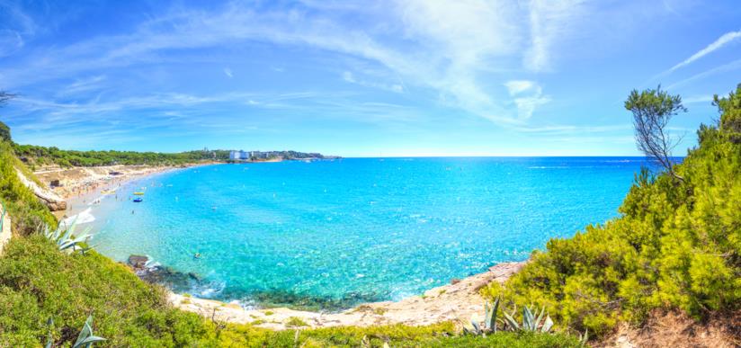 La costa Dorada Il mare a Tarragona