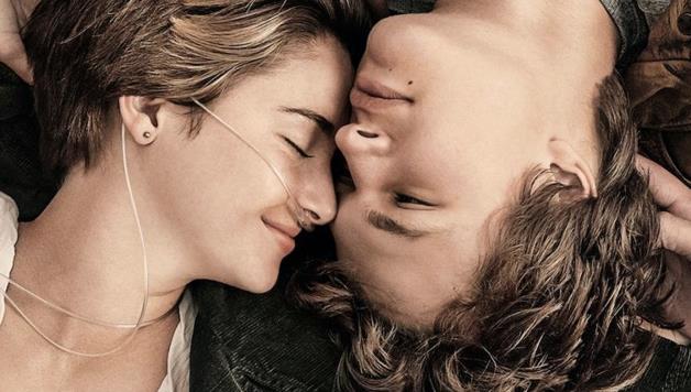 Il poster di Colpa delle Stelle Le frasi d'amore di Shailene Woodley e Ansel Elgort in Colpa delle Stelle