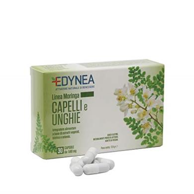 Integratore alimentare a base di ortica, bambù, equiseto, moringa, con biotina e selenio