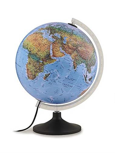 Mappamondo luminoso