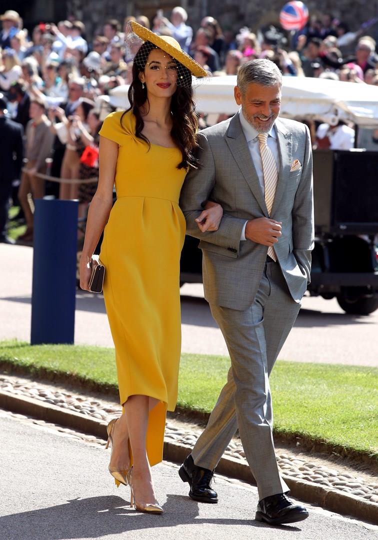 Amal e George Clooney Amal e George Clooney al Royal Wedding
